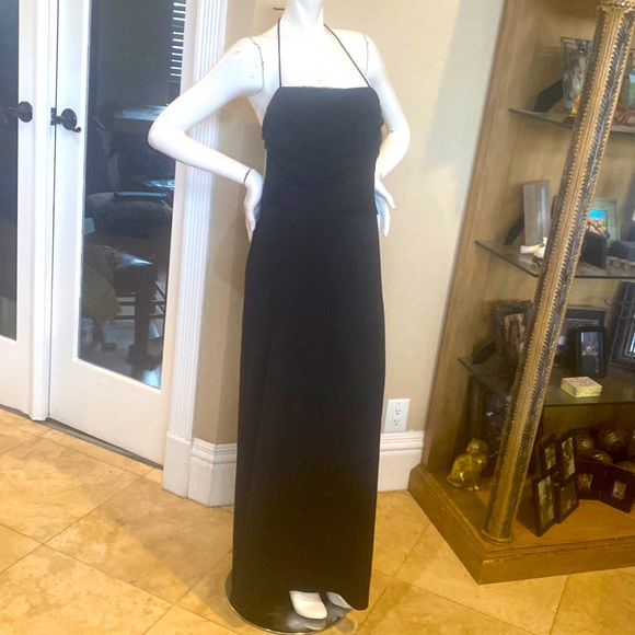 Vintage Arianna by Rachel Kaye Black Slip Dress - Picture 1 of 7